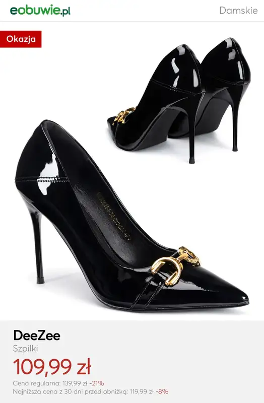 eobuwie.pl - gazetka promocyjna Szpilki od 83,99 zł   - strona 3