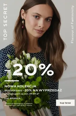 Top Secret - gazetka promocyjna -20% na wszystko od wtorku 03.03 do niedzieli 08.03