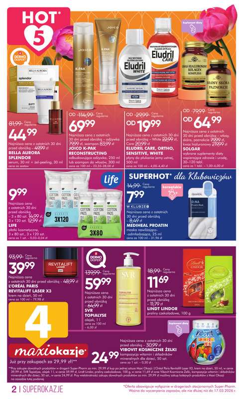 Super-Pharm - gazetka promocyjna Gazetka od czwartku 05.03 do wtorku 31.03 - strona 2