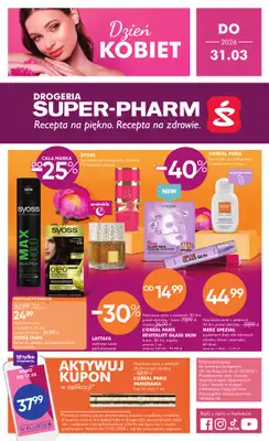 Super-Pharm - gazetka promocyjna Gazetka od czwartku 05.03 do wtorku 31.03