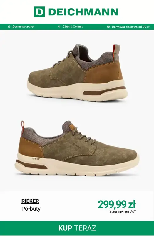 Deichmann - gazetka promocyjna Półbuty męskie od wtorku 03.03  - strona 5