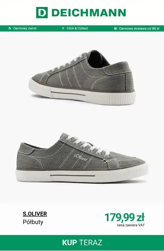Deichmann - gazetka promocyjna Półbuty męskie od wtorku 03.03  - strona 8