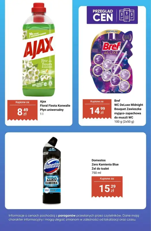 Biedronka - gazetka promocyjna Chemia domowa - przegląd cen od czwartku 05.03 do soboty 07.03 - strona 5