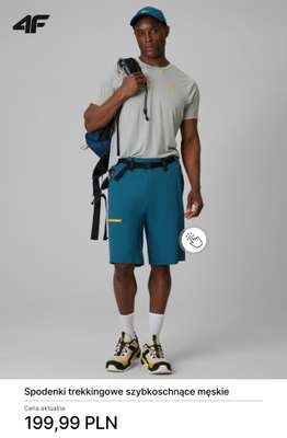 Spodenki trekkingowe szybkoschnące męskie