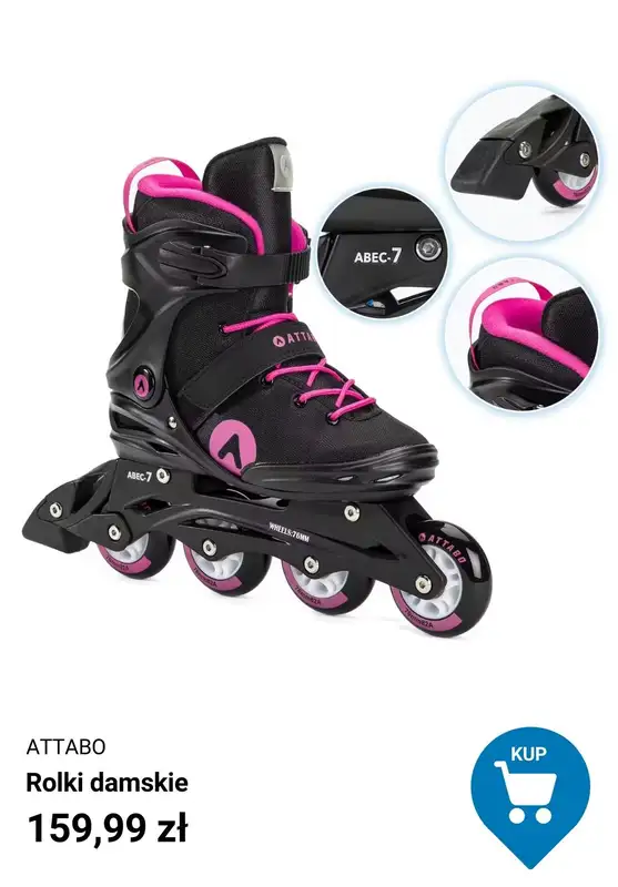 Decathlon - gazetka promocyjna Rolki dla dorosłych od wtorku 03.03  - strona 2