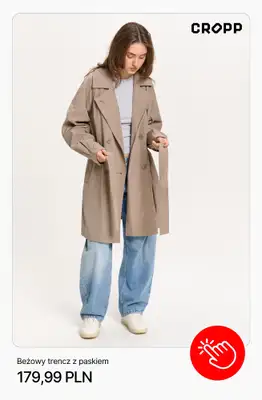Cropp - gazetka promocyjna Wiosenne kurtki i płaszcze damskie od wtorku 03.03  - strona 2