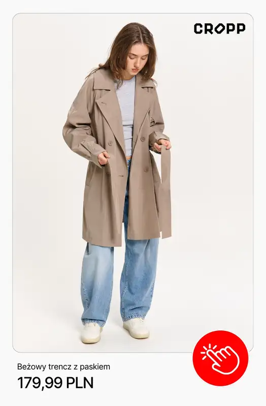Cropp - gazetka promocyjna Wiosenne kurtki i płaszcze damskie   - strona 2