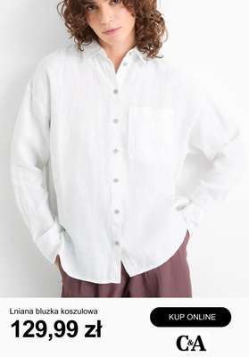 Lniana bluzka koszulowa