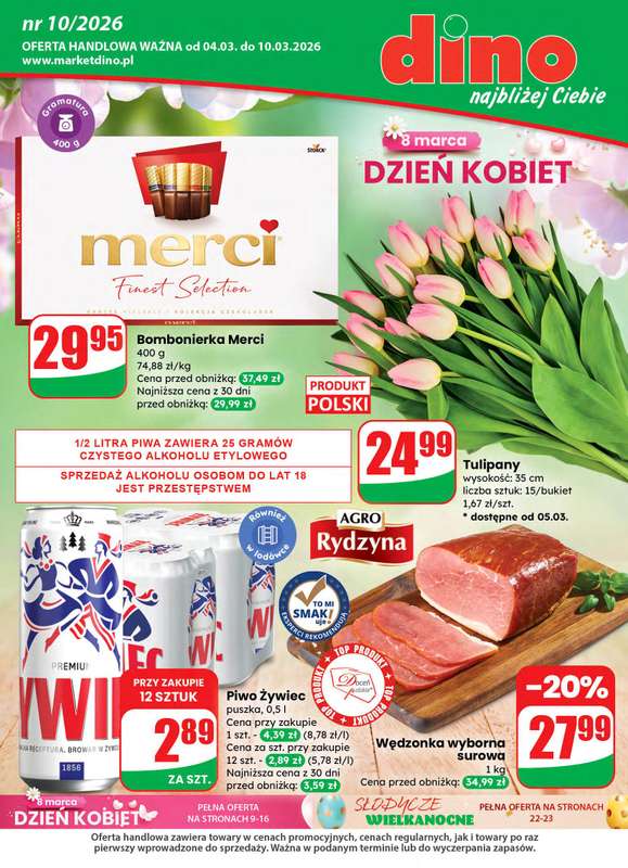 Dino - gazetka promocyjna Gazetka 10 / 2026 od środy 04.03 do wtorku 10.03