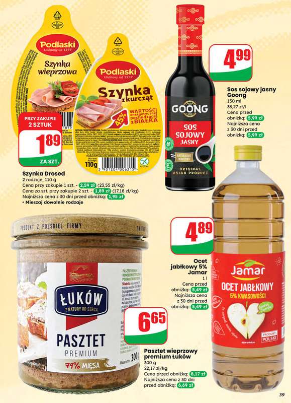 Dino - gazetka promocyjna Gazetka 10 / 2026 od środy 04.03 do wtorku 10.03 - strona 39