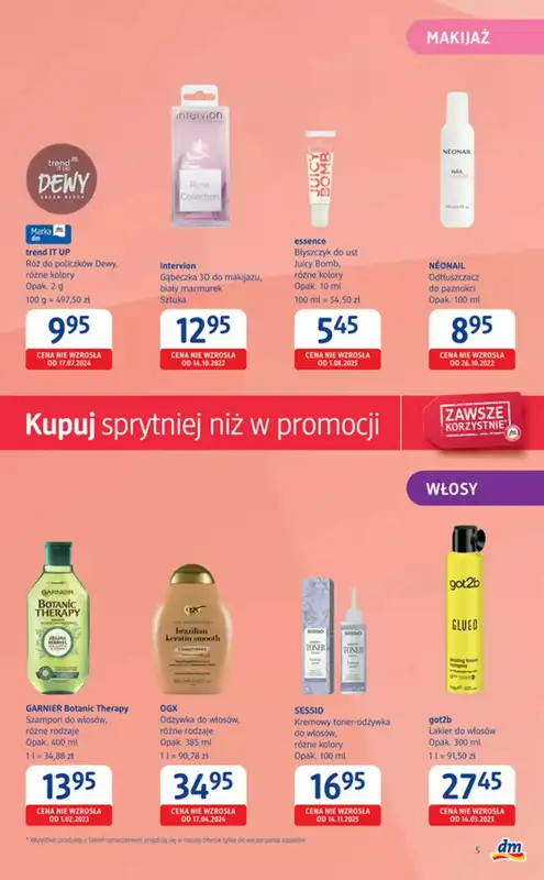 Drogerie DM - gazetka promocyjna Gazetka  do środy 25.03 - strona 5