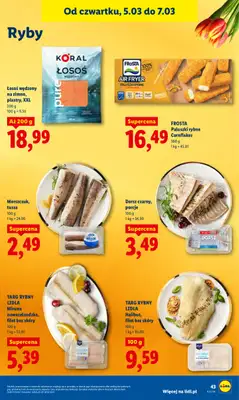 Lidl - gazetka promocyjna Oferta od czwartku od czwartku 05.03 do soboty 07.03 - strona 45