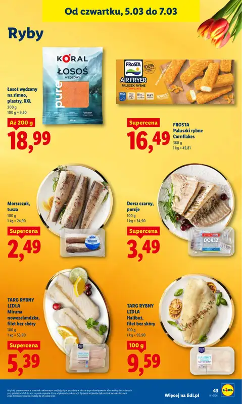 Lidl - gazetka promocyjna Oferta od czwartku od czwartku 05.03 do soboty 07.03 - strona 45