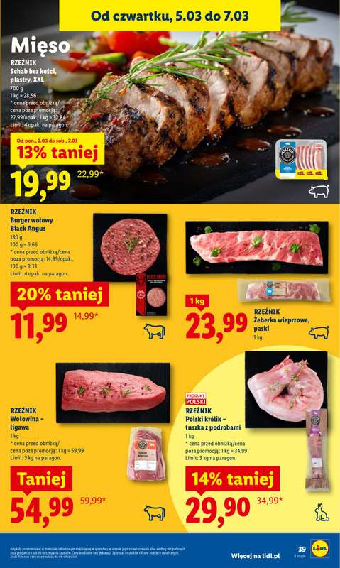 Lidl - gazetka promocyjna Oferta od czwartku od czwartku 05.03 do soboty 07.03 - strona 41