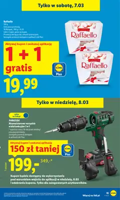 Lidl - gazetka promocyjna Oferta od czwartku od czwartku 05.03 do soboty 07.03 - strona 15