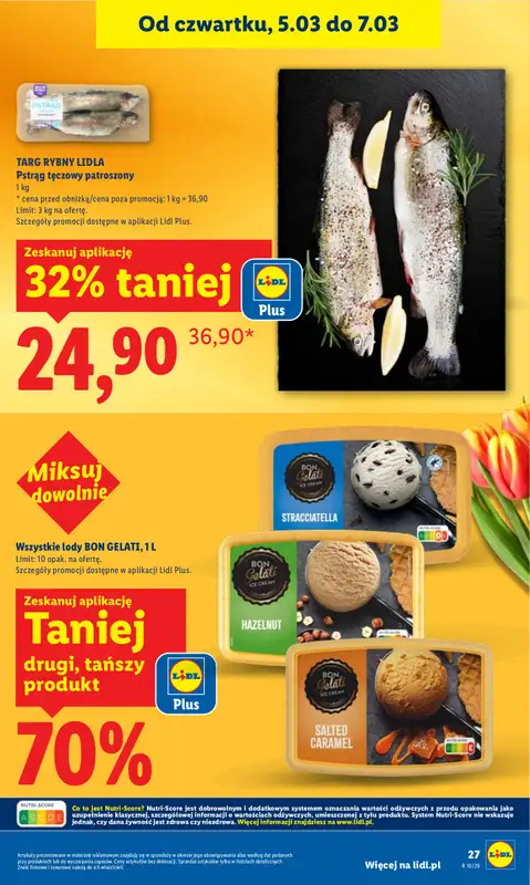 Lidl - gazetka promocyjna Oferta od czwartku od czwartku 05.03 do soboty 07.03 - strona 27