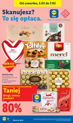 Lidl - gazetka promocyjna Oferta od czwartku od czwartku 05.03 do soboty 07.03 - strona 20