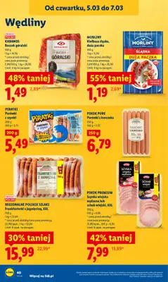 Lidl - gazetka promocyjna Oferta od czwartku od czwartku 05.03 do soboty 07.03 - strona 42