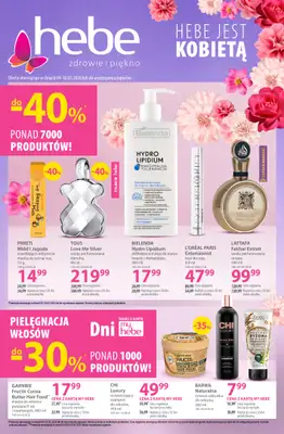Hebe - gazetka promocyjna Gazetka od środy 04.03 do środy 18.03