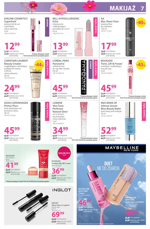 Hebe - gazetka promocyjna Gazetka od środy 04.03 do środy 18.03 - strona 7