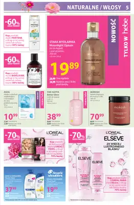 Hebe - gazetka promocyjna Gazetka od środy 04.03 do środy 18.03 - strona 5