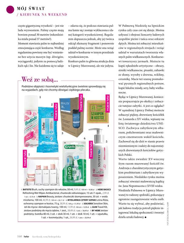Hebe - gazetka promocyjna Magazyn od środy 04.03 do czwartku 30.04 - strona 160