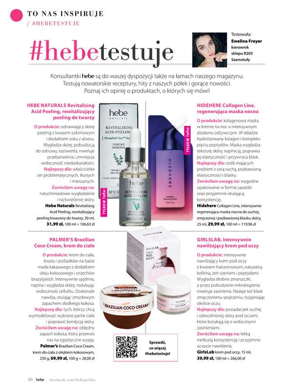 Hebe - gazetka promocyjna Magazyn od środy 04.03 do czwartku 30.04 - strona 36