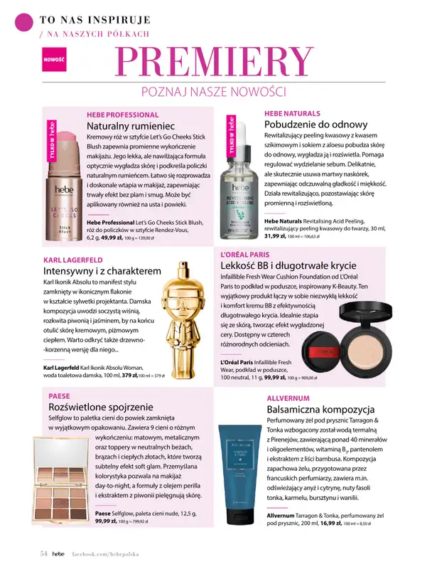 Hebe - gazetka promocyjna Magazyn od środy 04.03 do czwartku 30.04 - strona 54