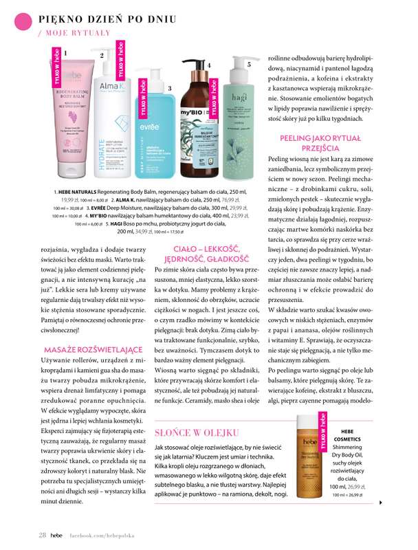 Hebe - gazetka promocyjna Magazyn od środy 04.03 do czwartku 30.04 - strona 28