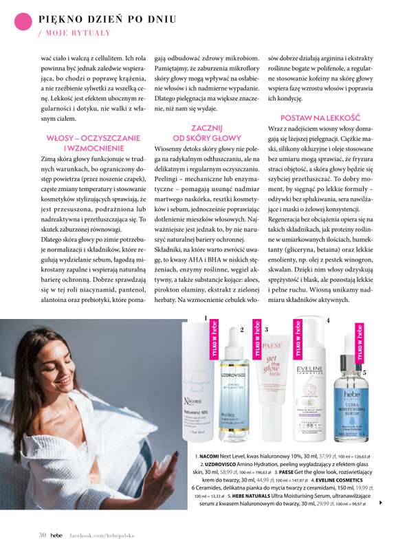 Hebe - gazetka promocyjna Magazyn od środy 04.03 do czwartku 30.04 - strona 30