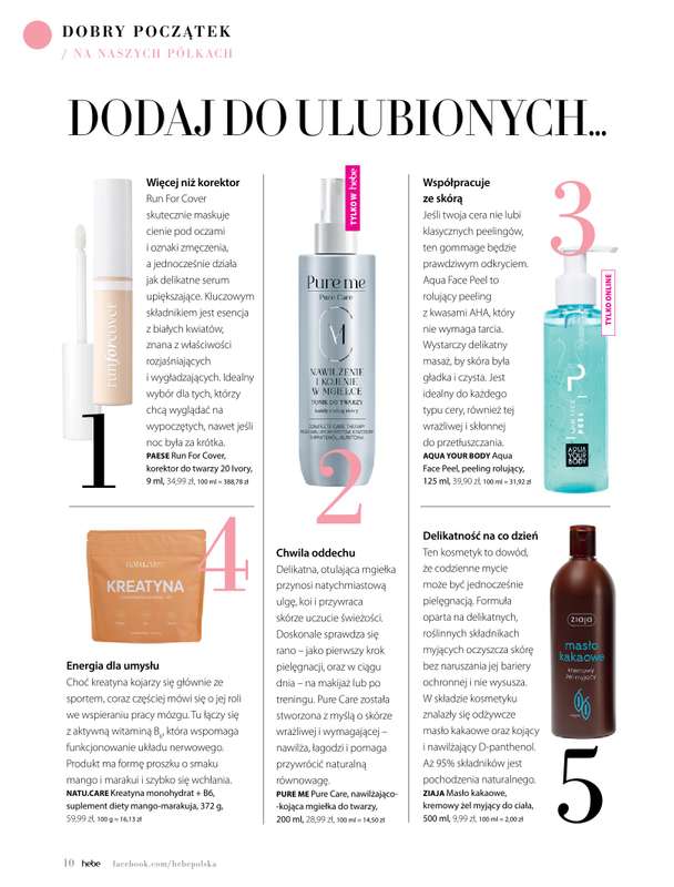 Hebe - gazetka promocyjna Magazyn od środy 04.03 do czwartku 30.04 - strona 10