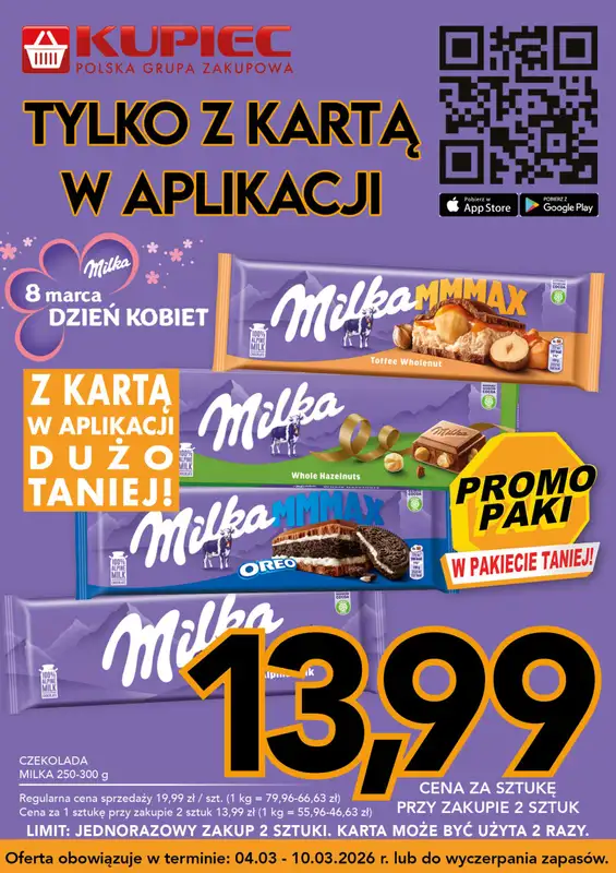 Kupiec - gazetka promocyjna Promopaki od środy 04.03 do wtorku 10.03 - strona 10
