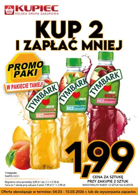 Kupiec - gazetka promocyjna Promopaki od środy 04.03 do wtorku 10.03 - strona 9
