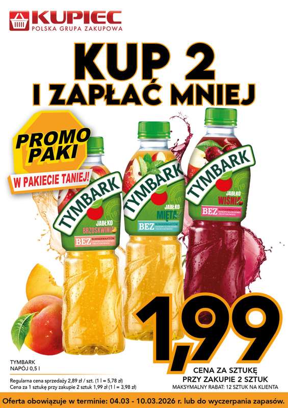 Kupiec - gazetka promocyjna Promopaki od środy 04.03 do wtorku 10.03 - strona 9