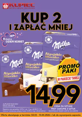 Kupiec - gazetka promocyjna Promopaki od środy 04.03 do wtorku 10.03 - strona 6
