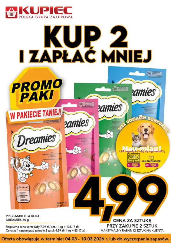 Kupiec - gazetka promocyjna Promopaki od środy 04.03 do wtorku 10.03 - strona 2