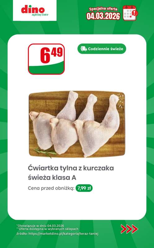 Dino - gazetka promocyjna Specjalna oferta na 04.03.2026 - promocje spoza gazetki od środy 04.03 do środy 04.03 - strona 3