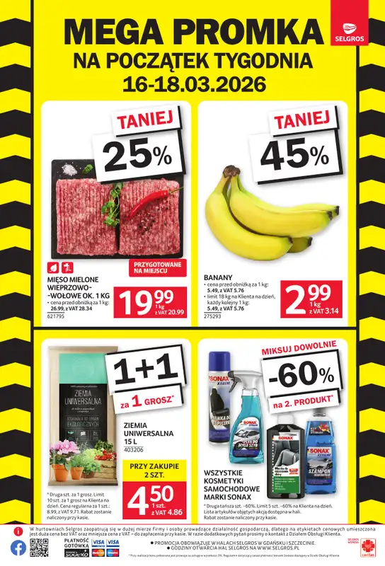 Selgros - gazetka promocyjna Mega promka od poniedziałku 09.03 do środy 11.03 - strona 2