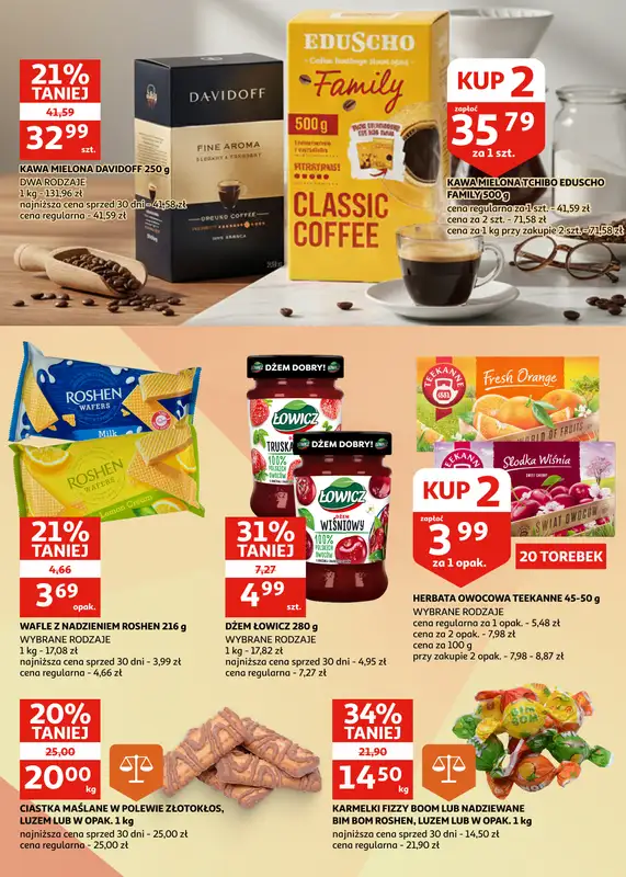 Auchan - gazetka promocyjna Gazetka Racibórz I Świętujemy Dzień Kobiet od środy 04.03 do wtorku 17.03 - strona 21