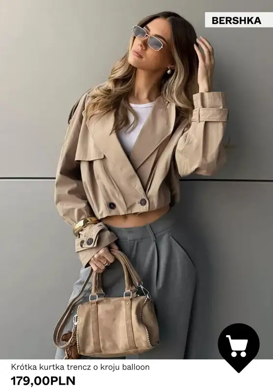 Bershka - gazetka promocyjna Damskie kurtki wiosenne od środy 04.03  - strona 10