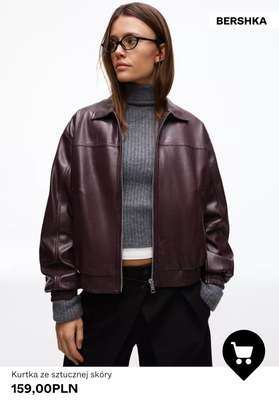 Kurtka ze sztucznej skóry