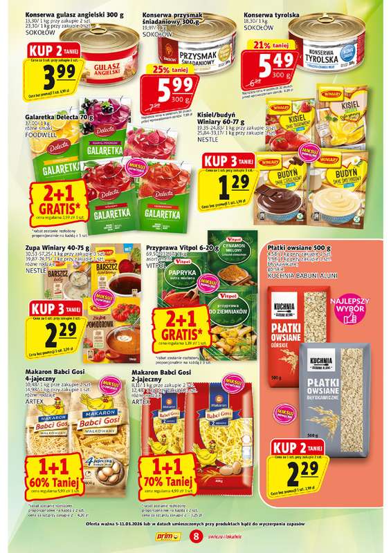 Prim Market - gazetka promocyjna Gazetka od czwartku 05.03 do środy 11.03 - strona 8