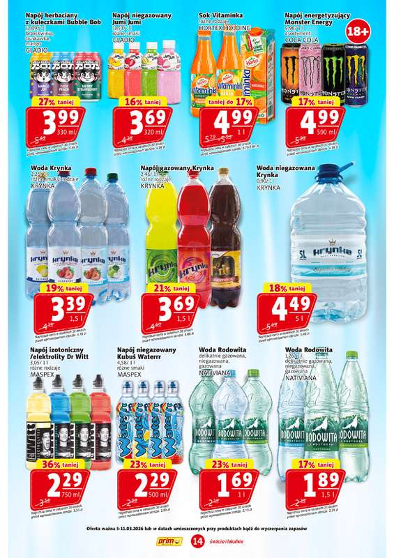 Prim Market - gazetka promocyjna Gazetka od czwartku 05.03 do środy 11.03 - strona 14