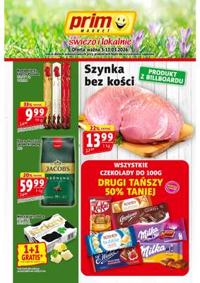 Prim Market - gazetka promocyjna Gazetka od czwartku 05.03 do środy 11.03