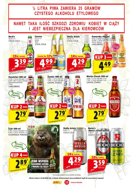 Prim Market - gazetka promocyjna Gazetka od czwartku 05.03 do środy 11.03 - strona 15