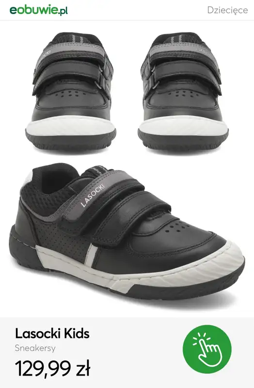 eobuwie.pl - gazetka promocyjna Sneakersy dziecięce na wiosnę - od 49,99 zł od środy 04.03  - strona 9