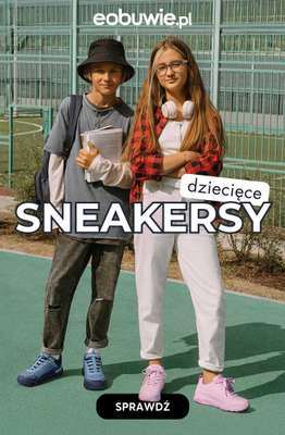 eobuwie.pl - gazetka promocyjna Sneakersy dziecięce na wiosnę - od 49,99 zł od środy 04.03 
