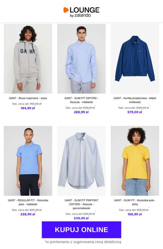 Lounge by Zalando - gazetka promocyjna Do -85% Gant od środy 04.03 do soboty 07.03 - strona 9