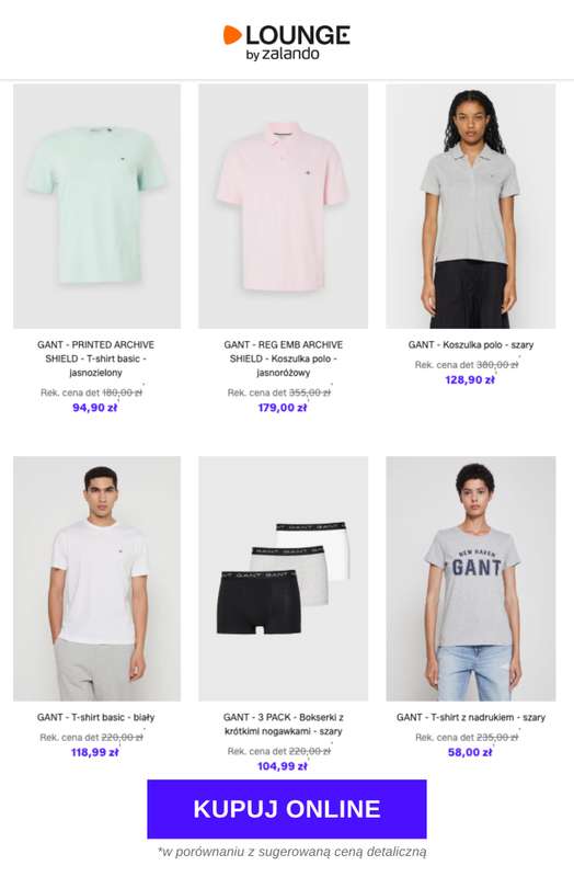 Lounge by Zalando - gazetka promocyjna Do -85% Gant od środy 04.03 do soboty 07.03 - strona 3