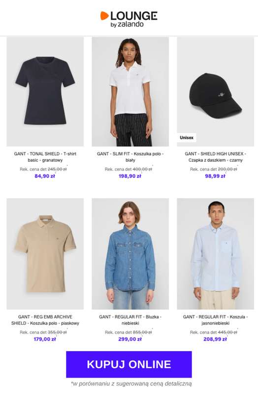 Lounge by Zalando - gazetka promocyjna Do -85% Gant od środy 04.03 do soboty 07.03 - strona 6